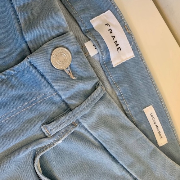 Frame Denim Le Crop Mini Boot Jeans in Davenport Size 30 - Picture 4 of 12